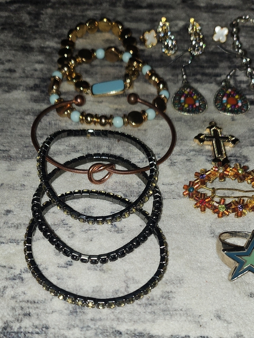 Jewelry Bundle 13 Items Assorted Jewelry Set - Picture 3 of 11